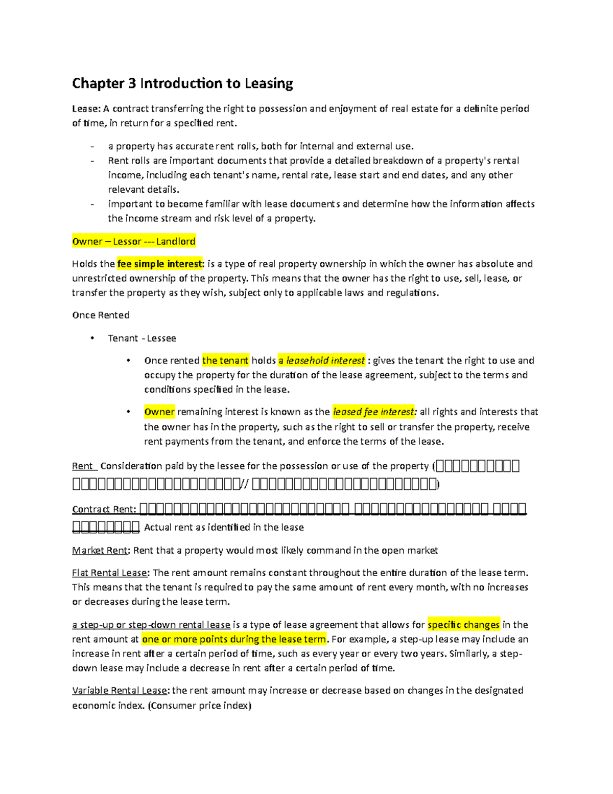 Chapter 3 Introduction to Leasing Chapter 3 Introduction to Leasing