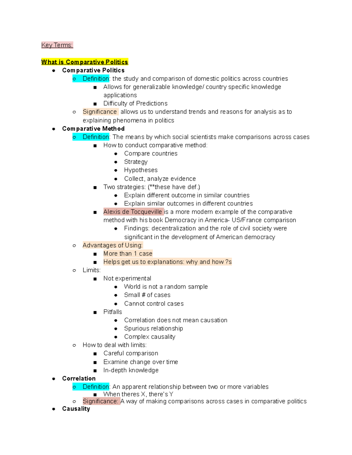 midterm-study-guide-key-terms-what-is-comparative-politics