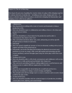 Dramatic Arts Chapter 3 Notes - Dramatic Arts Chapter 3 Notes Tragedy ...