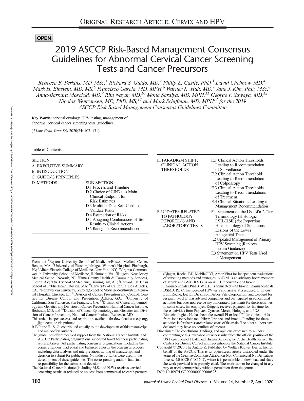 2019 Asccp Risk Based Management Consensus.3 (5) - Downloaded From ...