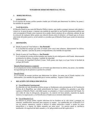 Esquema Audiencia DE Primera Declaración DEL Sindicado - Derecho ...