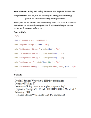 Sorintg array in php - Lab Problem: Sorting Arrays in PHP Objectives ...