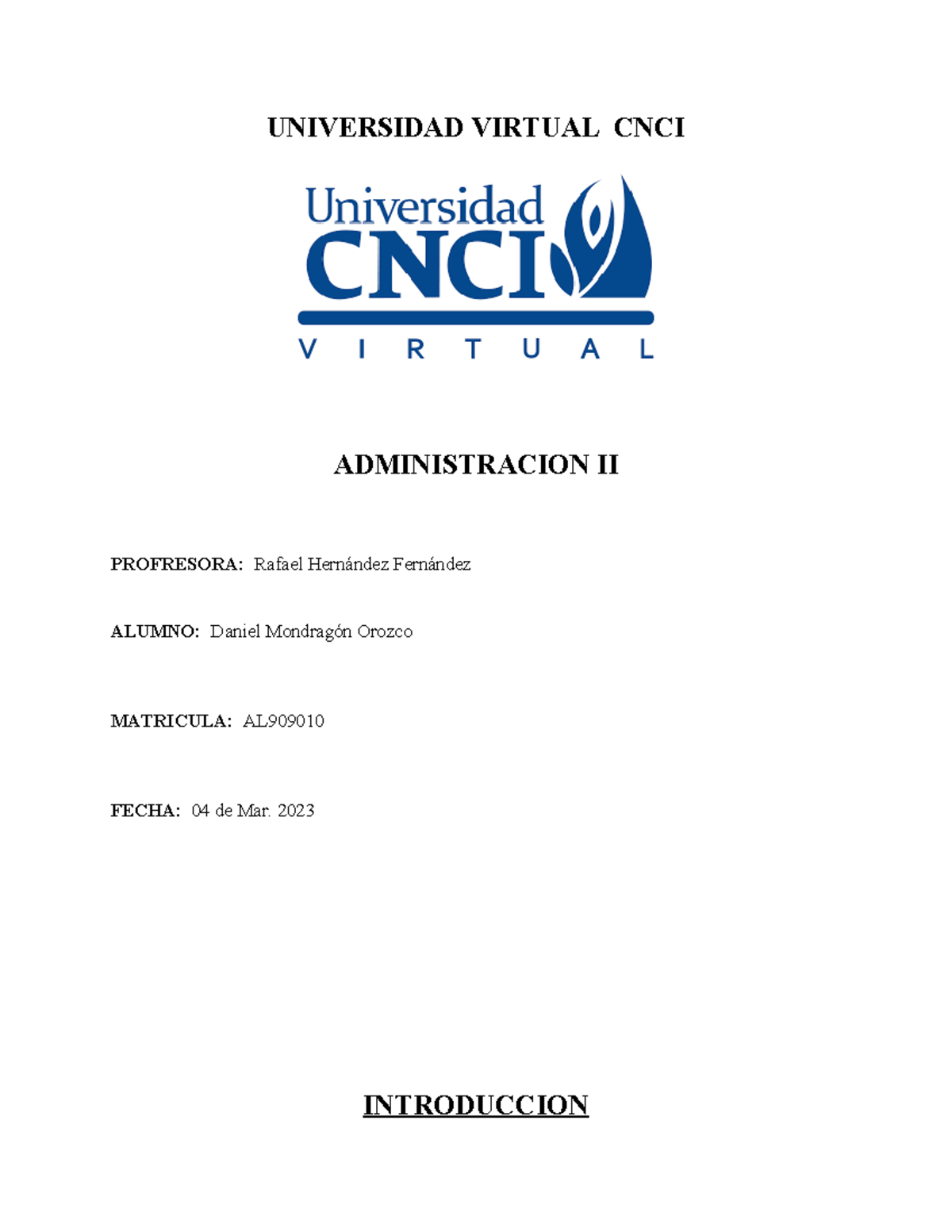 Modular Administracion 2 Universidad Virtual Cnci Administracion Ii