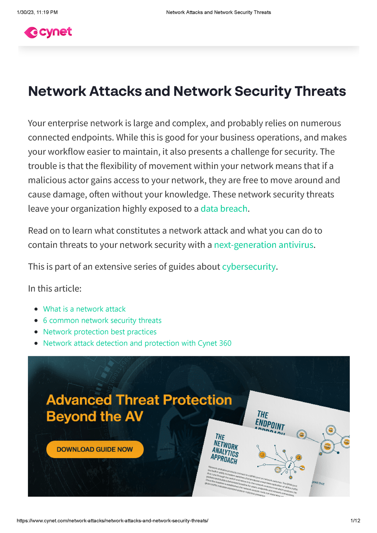 Network Attacks And Network Security Threats - While This Is Good For ...