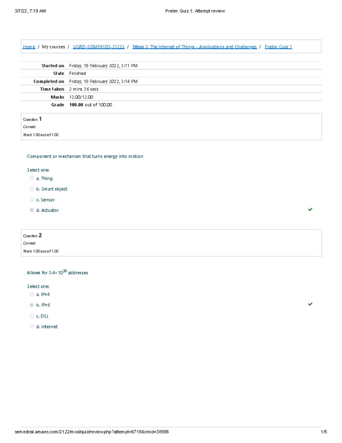 Current Trends And Isues Prelim Quiz 1 Perfect - Home/My Courses/ UGRD ...