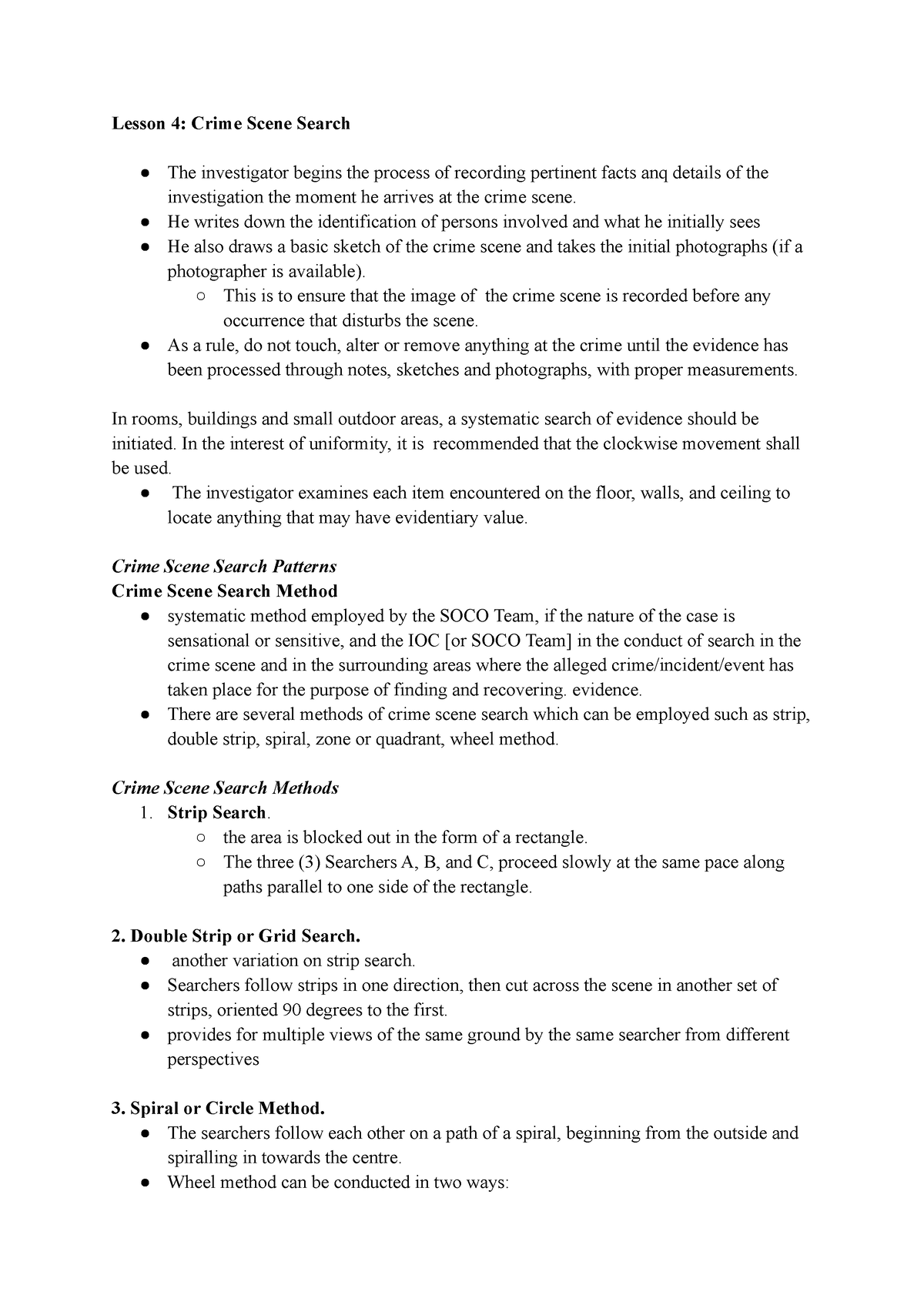 lesson-4-crime-scene-search-lesson-4-crime-scene-search-the