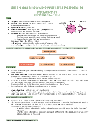 Unit4aos1 - notes - to 87 Chapter 4 9 Complete the following table ...