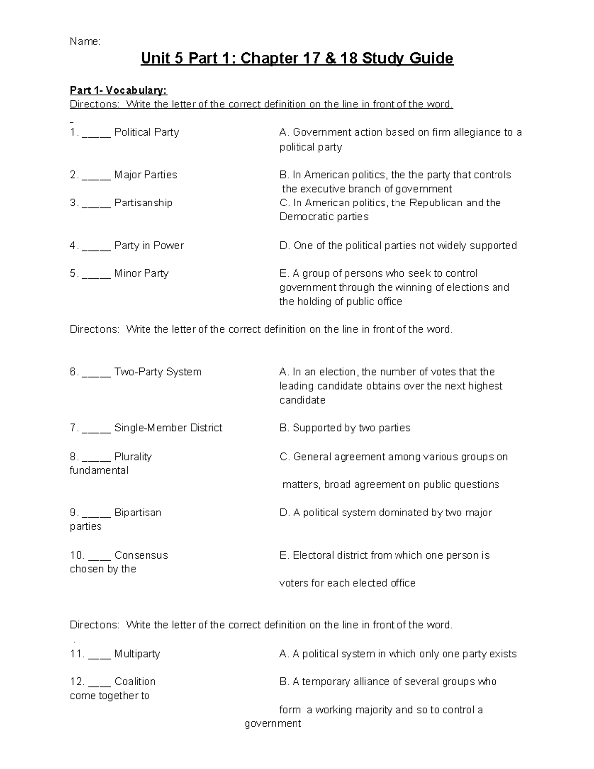 Unit+5+Study+Guide - notes on US history stuff. - Name: Unit 5 Part 1 ...