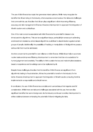 Op-ed - This is final Draft of Op-ed Essay. - Artificial intelligence ...