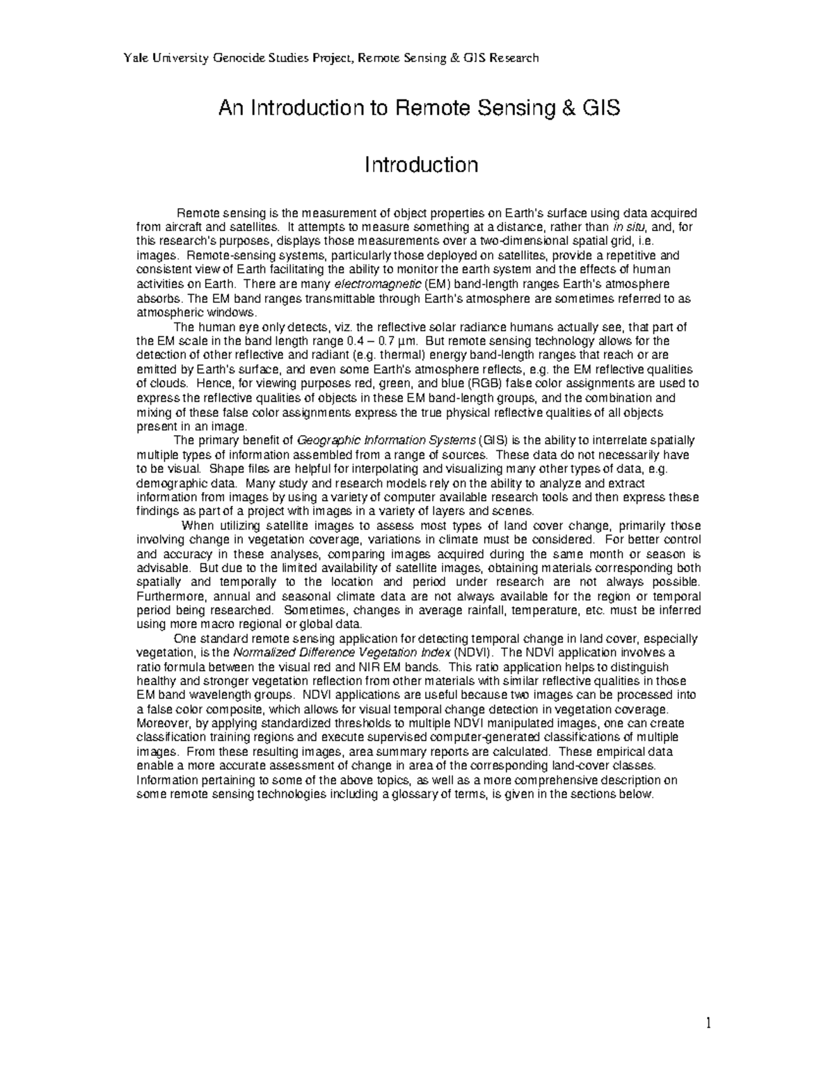 An Introduction to Remote Sensing GIS 2009 - An Introduction to Remote ...