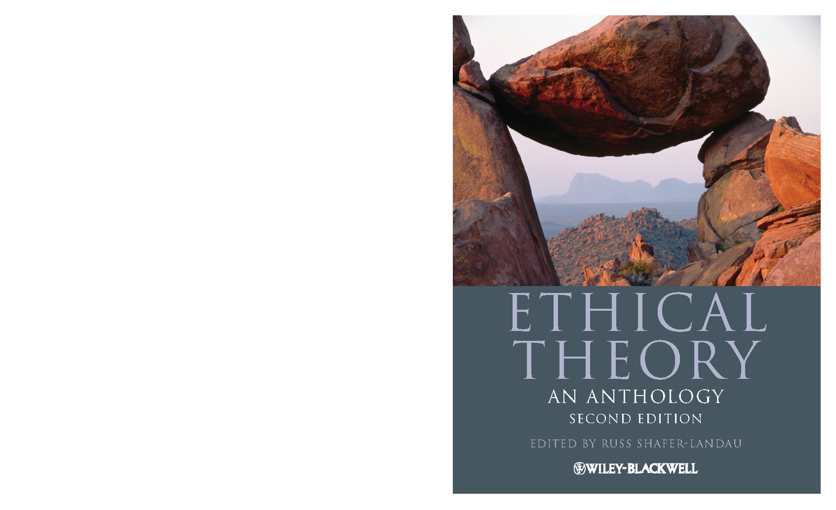 Thomson-Foot - Thompson foot readings on Ethical theory