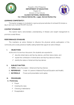 DLL Q1-W1 - LESSON PLAN - F. Finding Practical Applications Of The ...