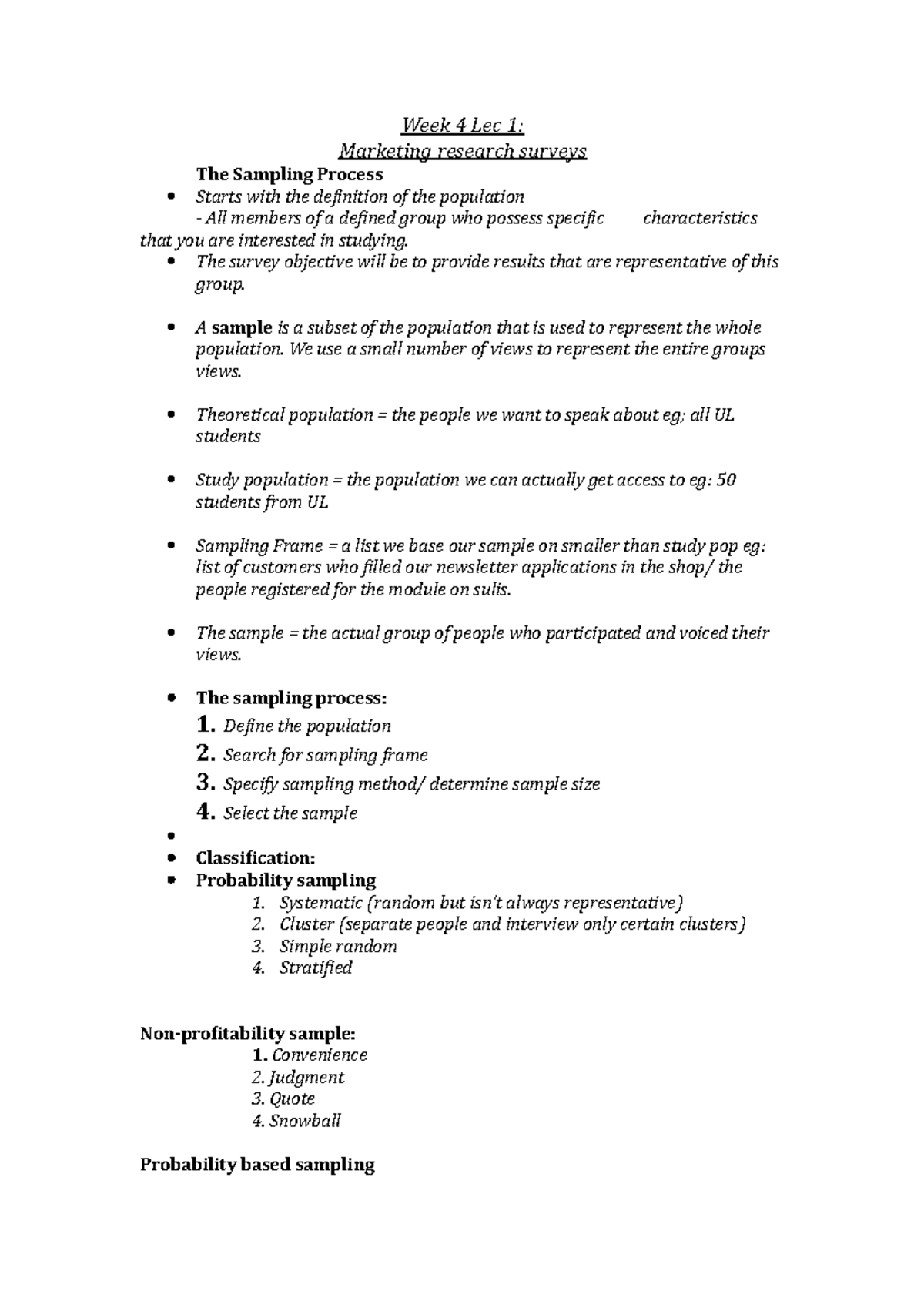 Marketing Week 4 Lec 1 - Lecture notes 4.1 - Week 4 Lec 1: Marketing ...