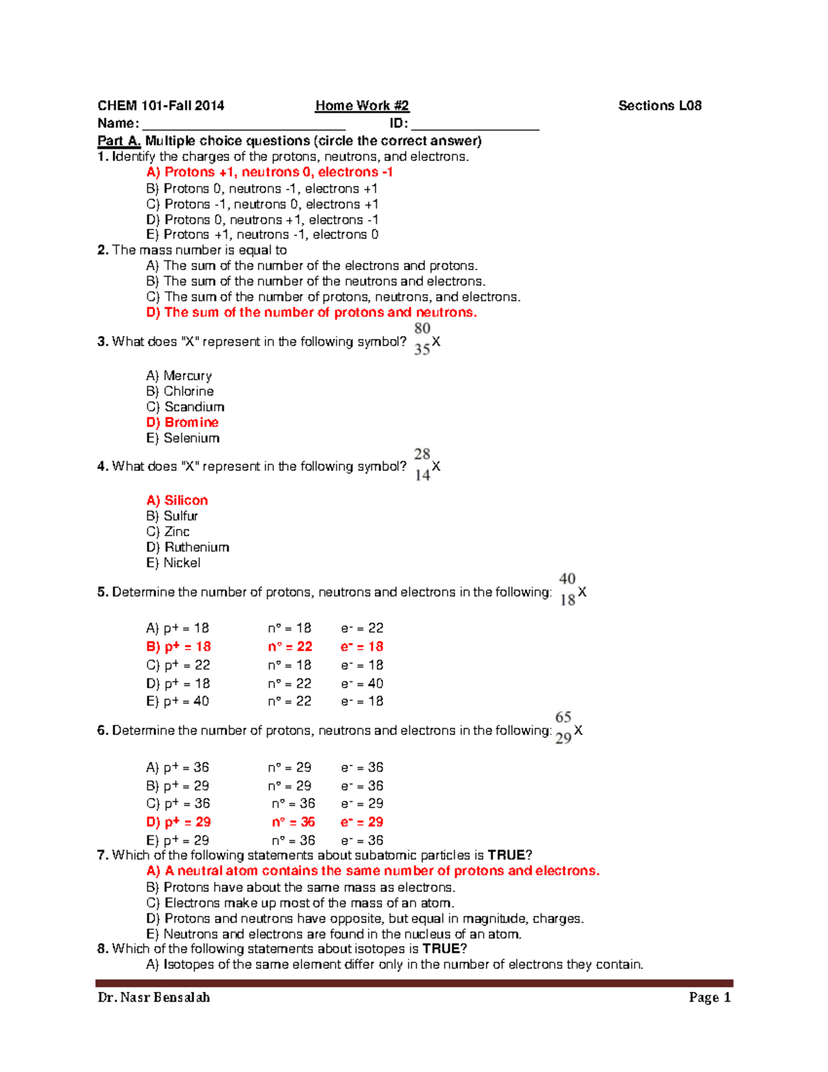 chem 101 homework 6 answers