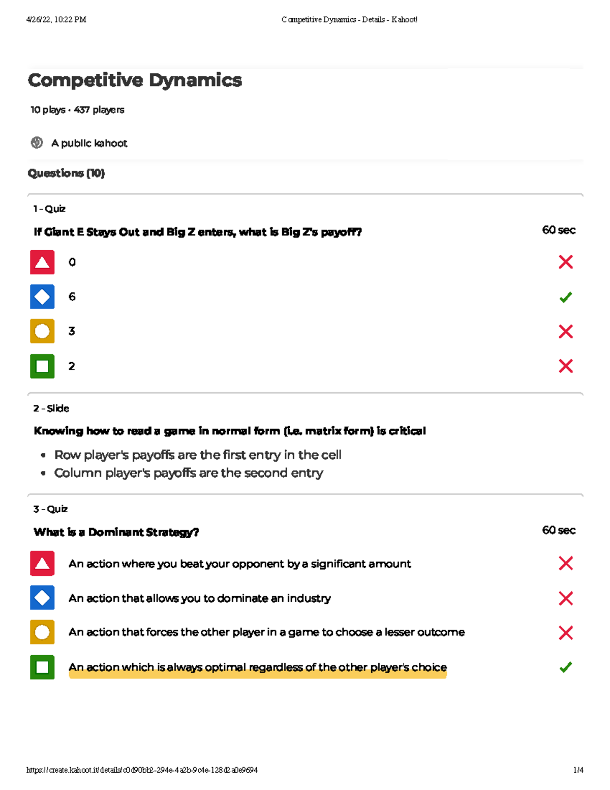 15-kahoots-quiz And Answers - Competitive Dynamics 10 Plays • 437 ...