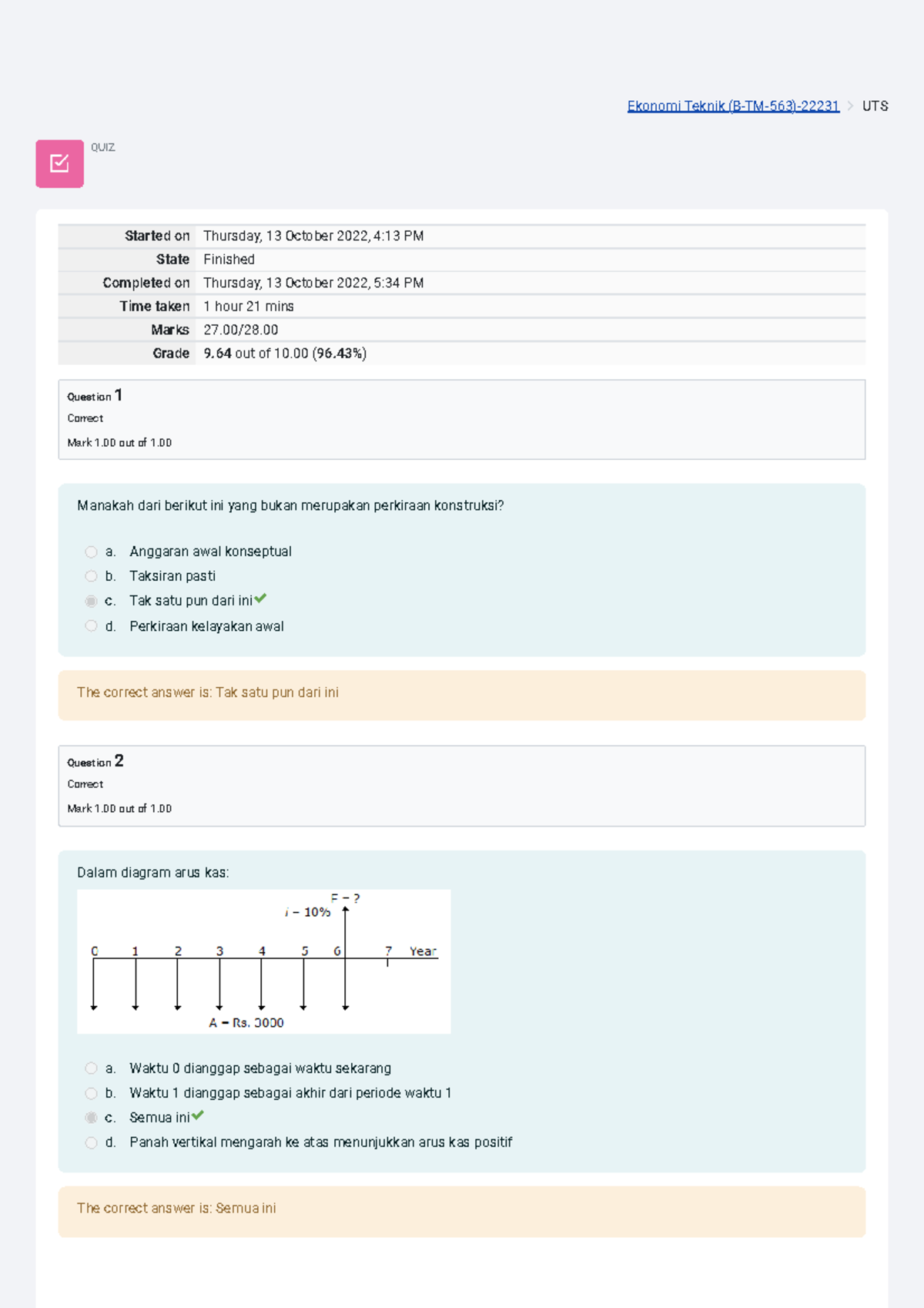 UTS Ekonomi Teknik - 7fuyfvuiu - Ekonomi Teknik (B-TM-563)-22231 UTS ...