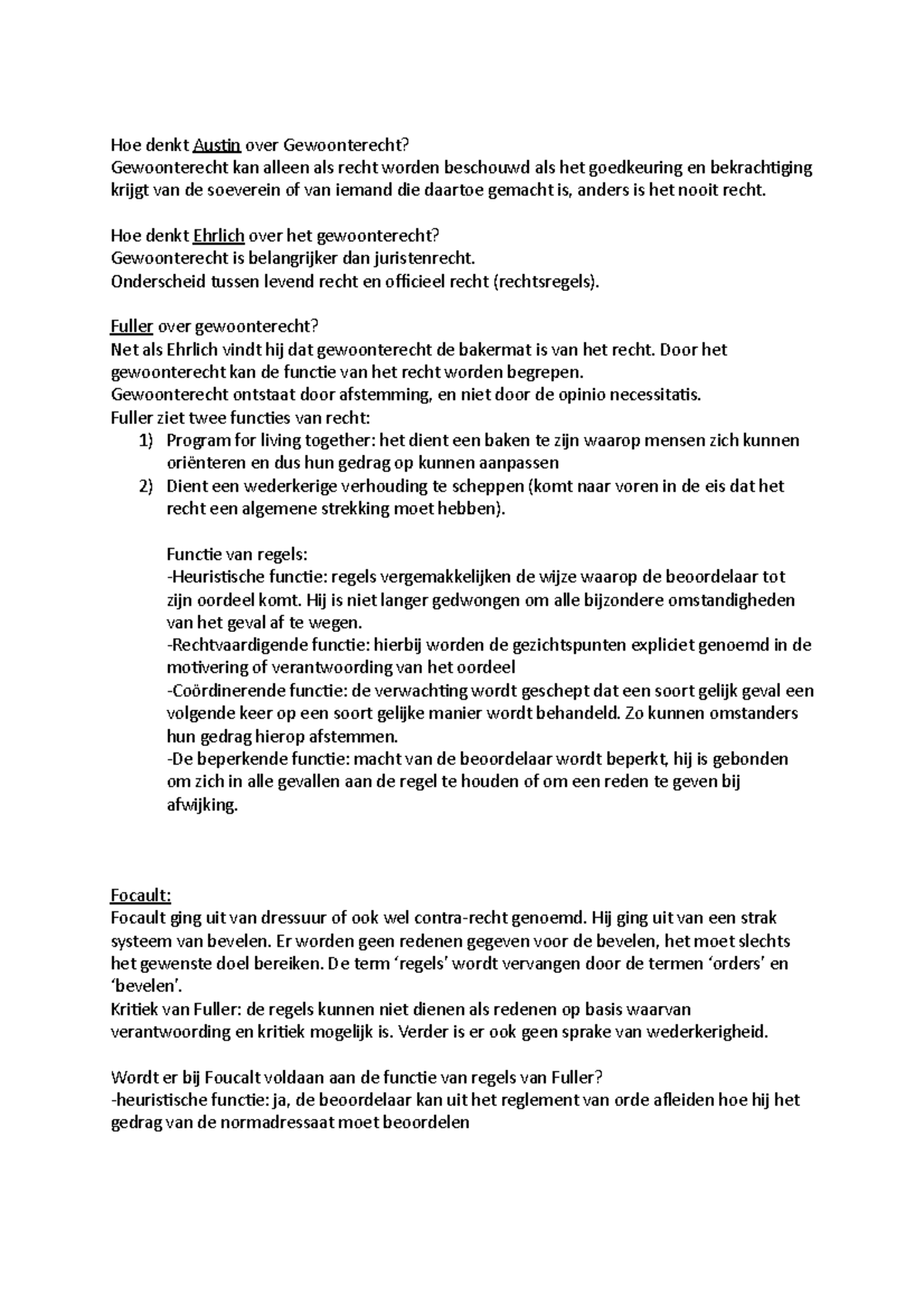 Filosofen ethiek  Hoe denkt Austin over Gewoonterecht? Gewoonterecht