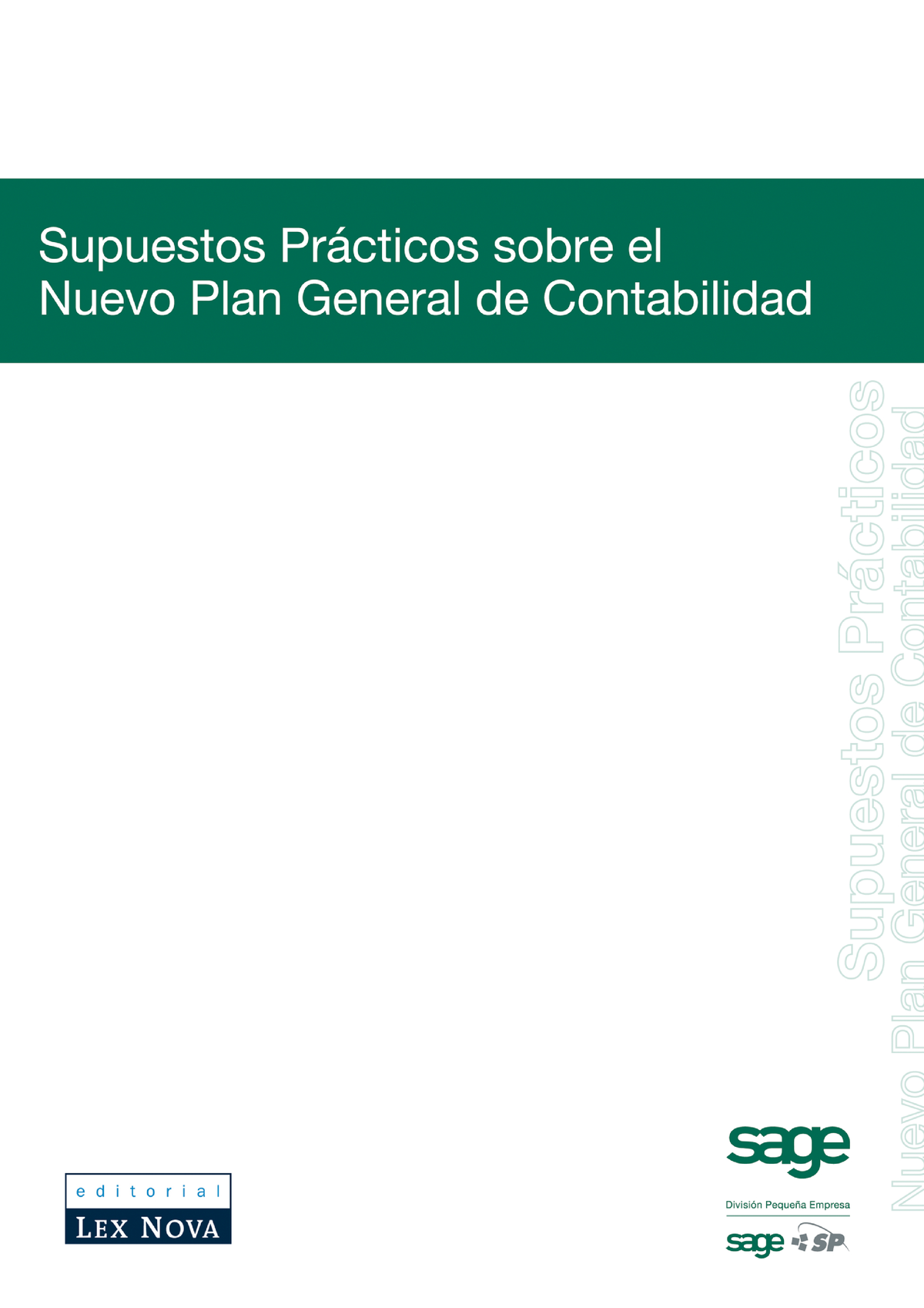 Supuestos Prácticos Sobre El Nuevo Plan General De Contabilidad Índice Supuestos PrÁcticos 1963