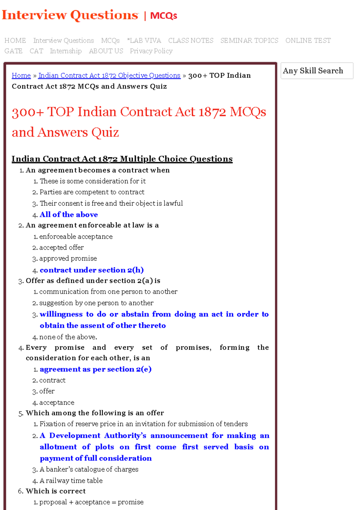 300-top-indian-contract-act-1872-mcqs-and-answers-quiz-every-promise