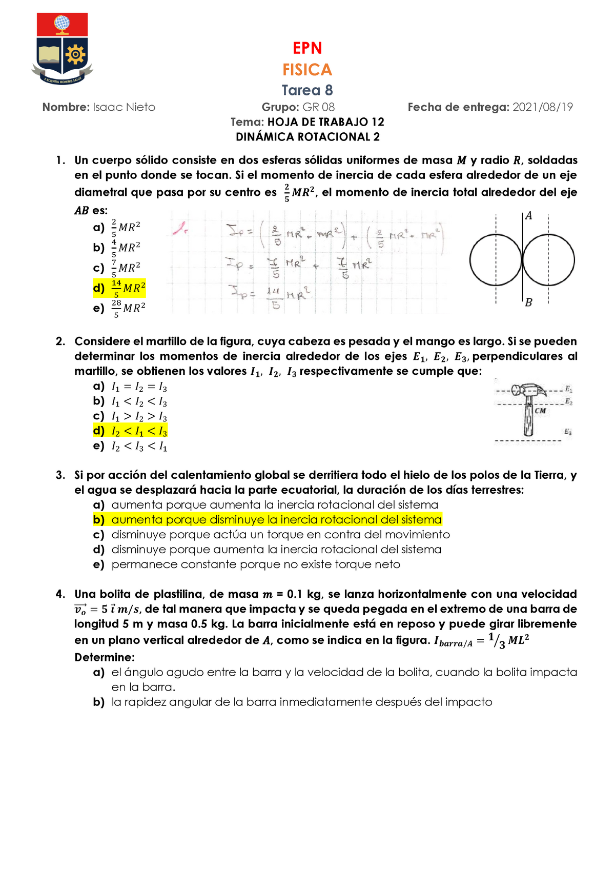 Inercia rotacional