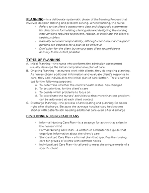 Implementation - IMPLEMENTATION Is putting the NCP into action Any ...