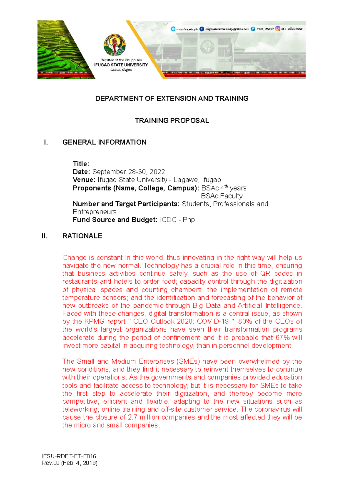 Local media 4427669392875922036 - DEPARTMENT OF EXTENSION AND TRAINING ...