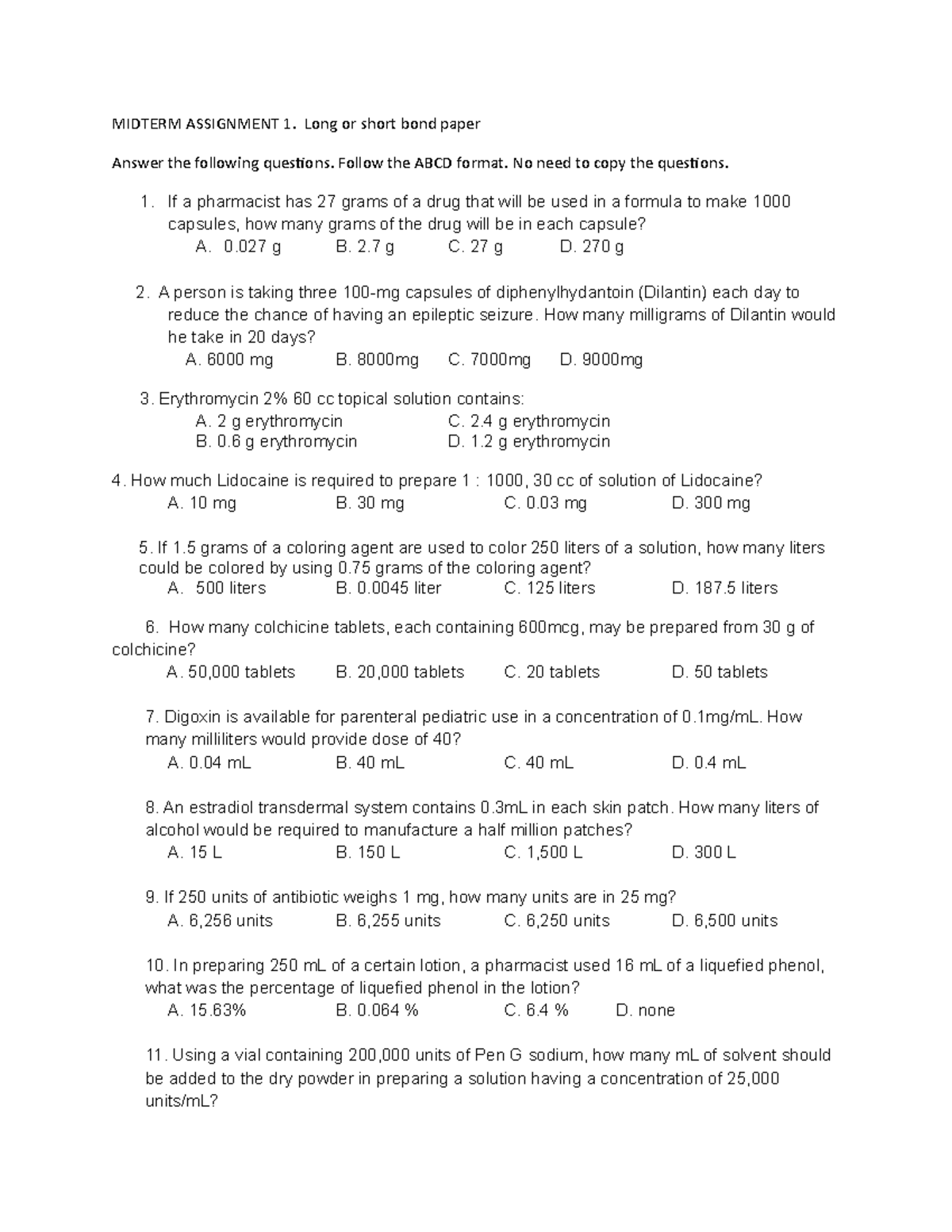 Inbound 8389298690754099970 - MIDTERM ASSIGNMENT 1. Long or short bond ...