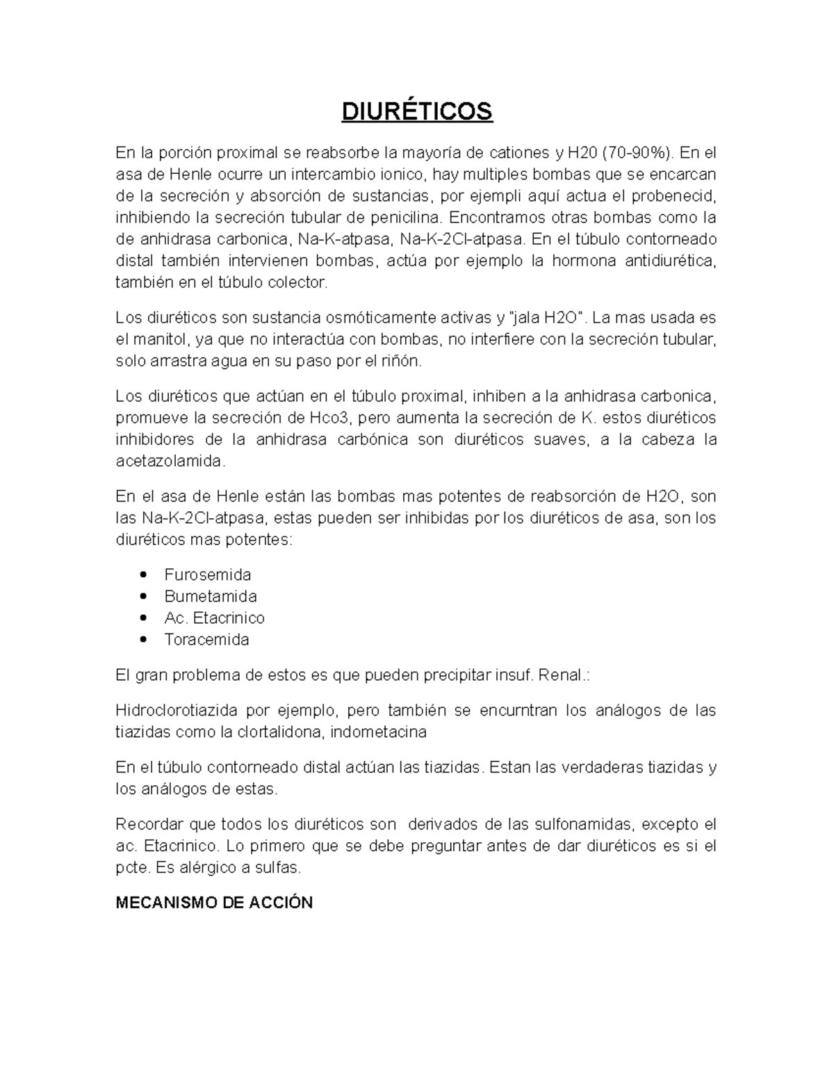 mecanismo de acción de hidroclorotiazida en diabetes insípida mecanismo de acción de hidroclorotiazida en diabetes insípida
