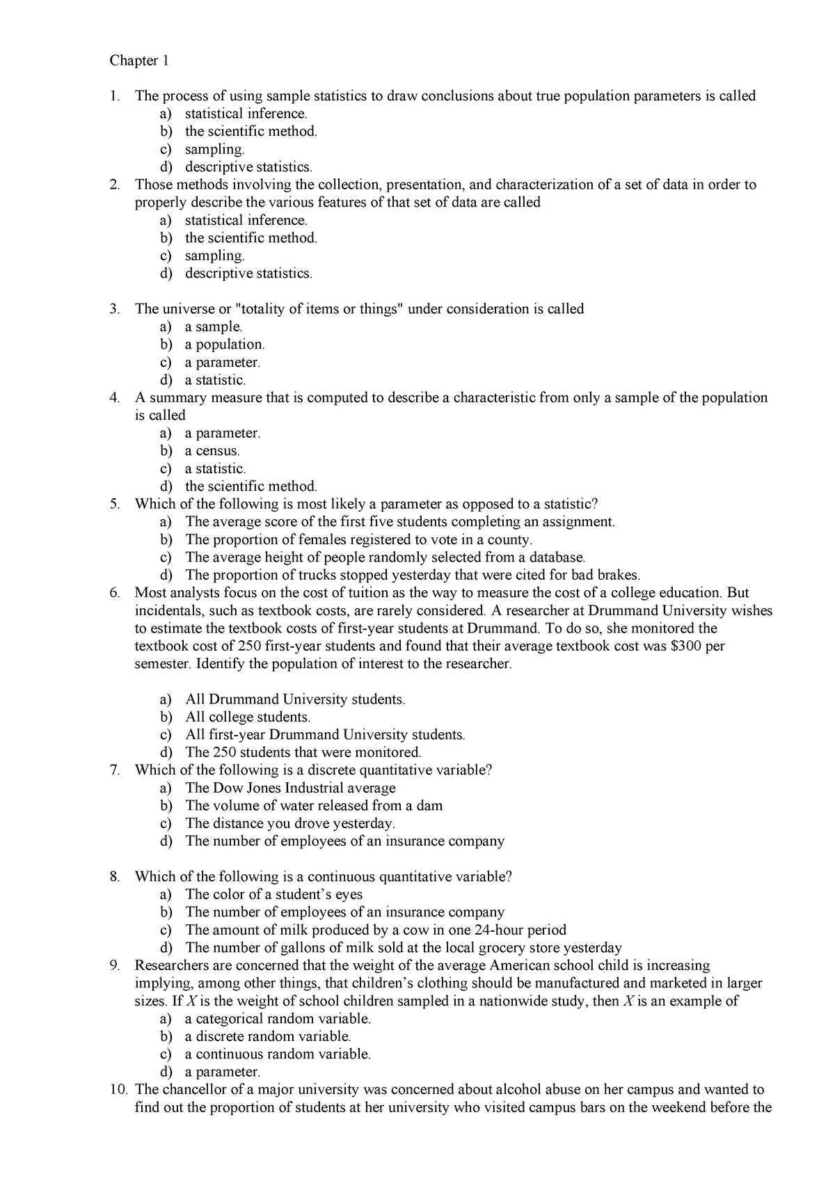 Example Sheet - mos prac - ####### Chapter 1 ####### 1. The process of ...