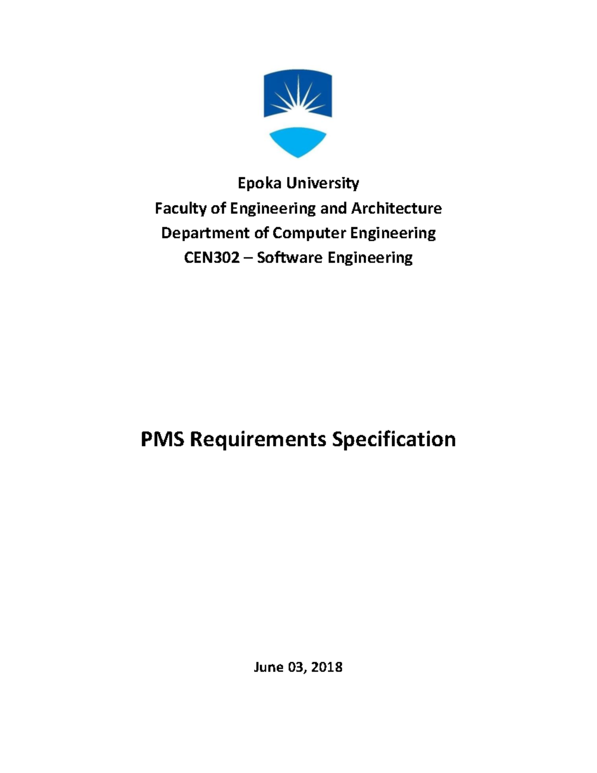 Final requirements specification - Epoka University Faculty of ...