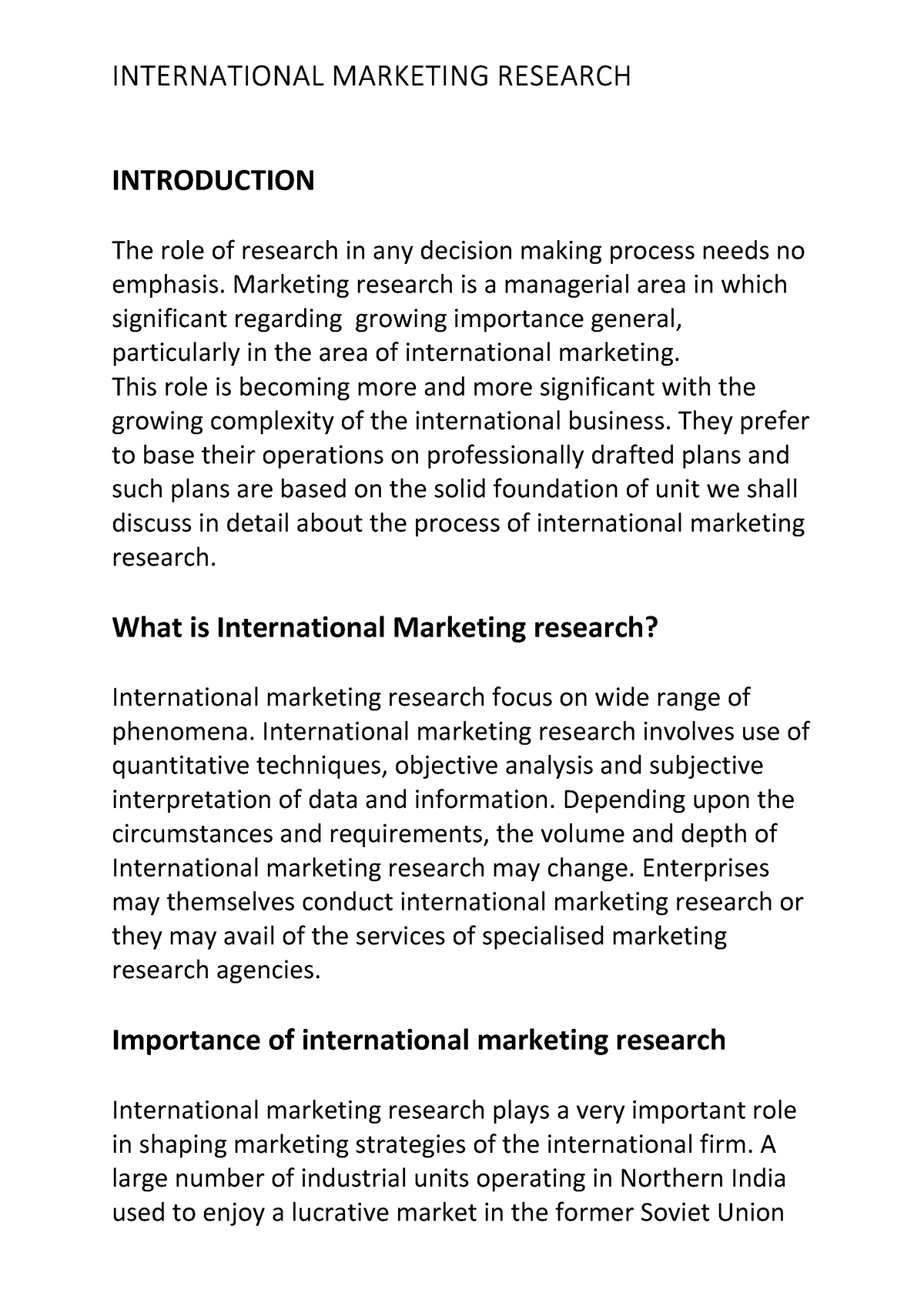 international marketing research article pdf