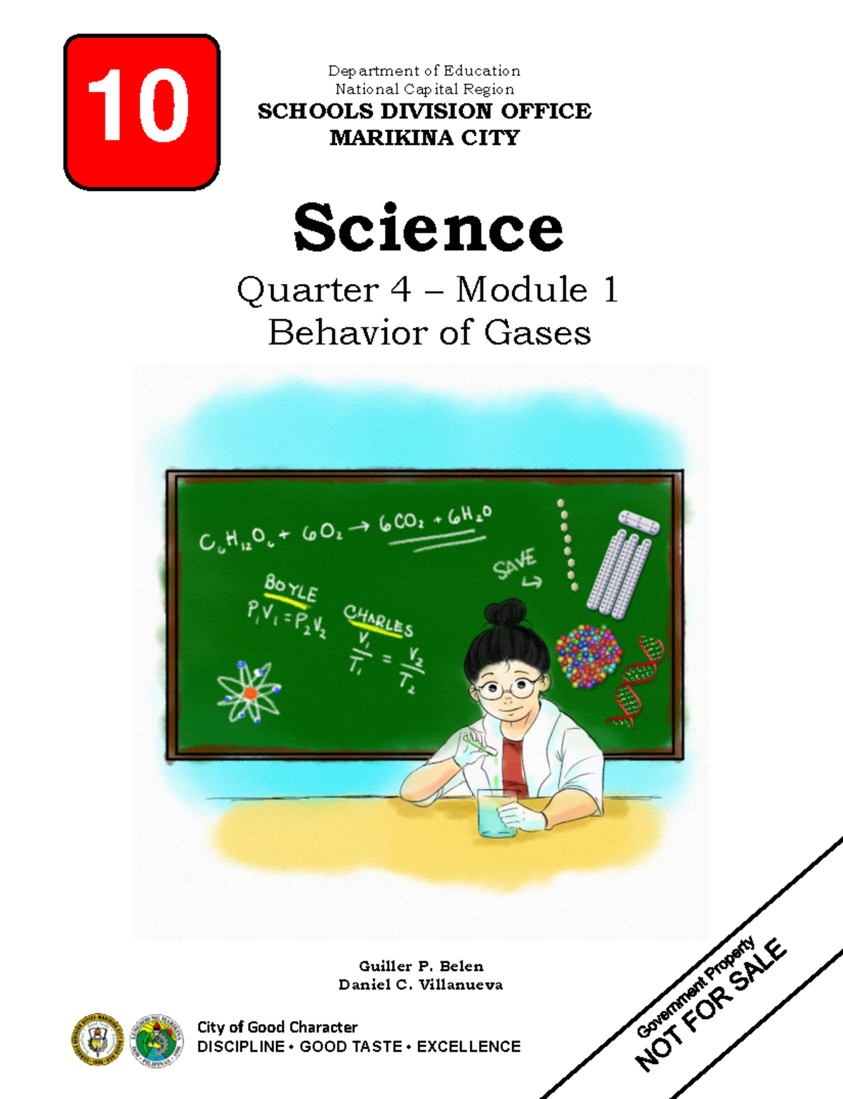 science grade 10 quarter 4 module 1 behavior of gases