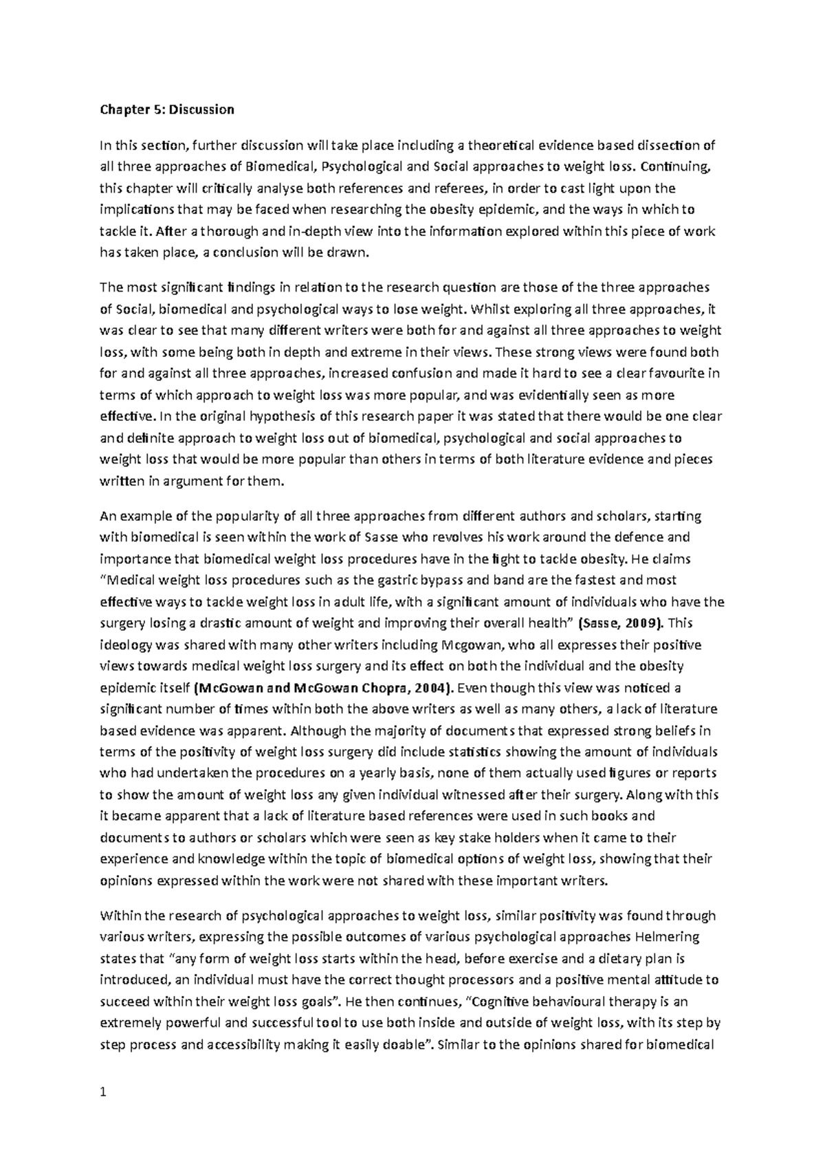 Final dissertation- done - Chapter 5: Discussion In this section ...
