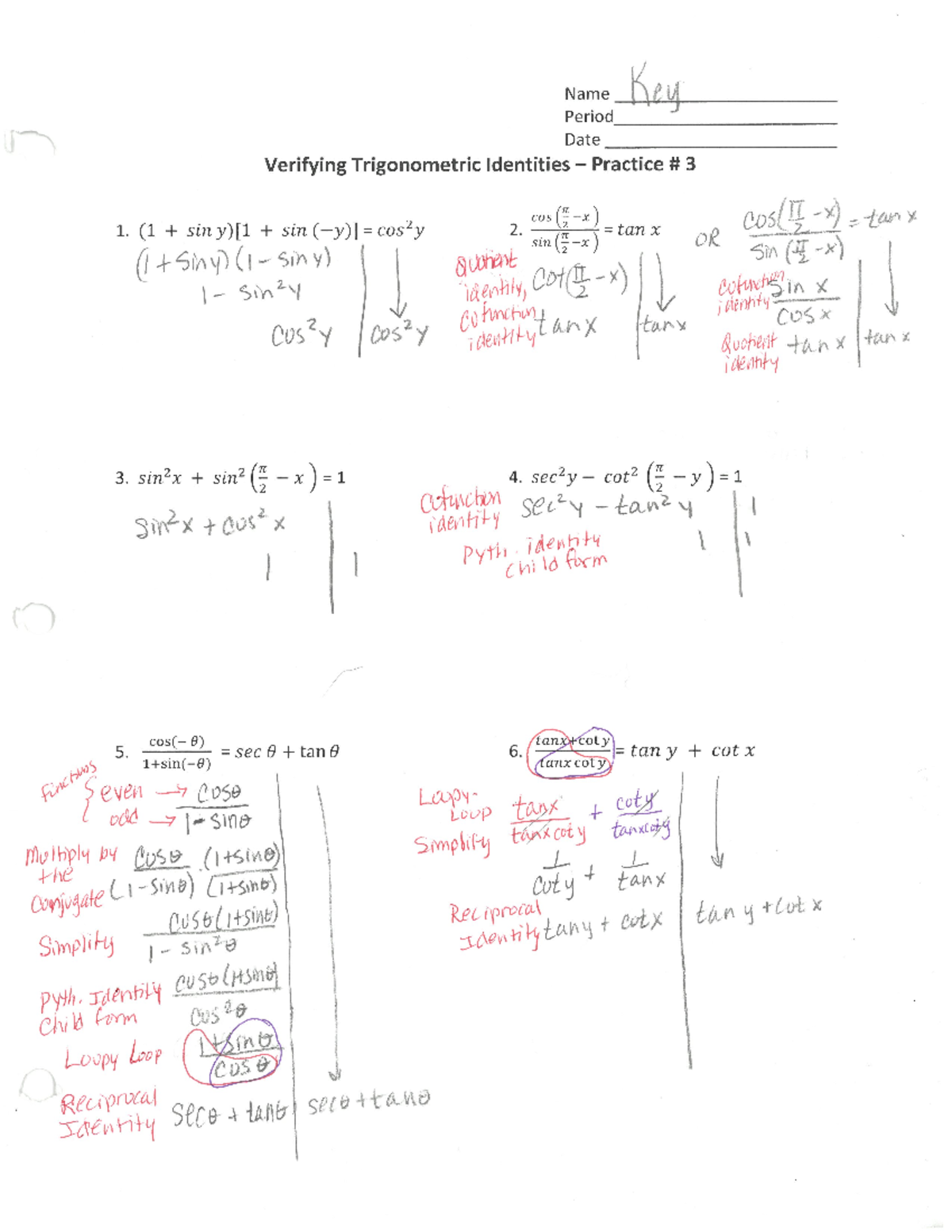 Verifying+Identities-Practice+#3 - MTE 3 - Studocu