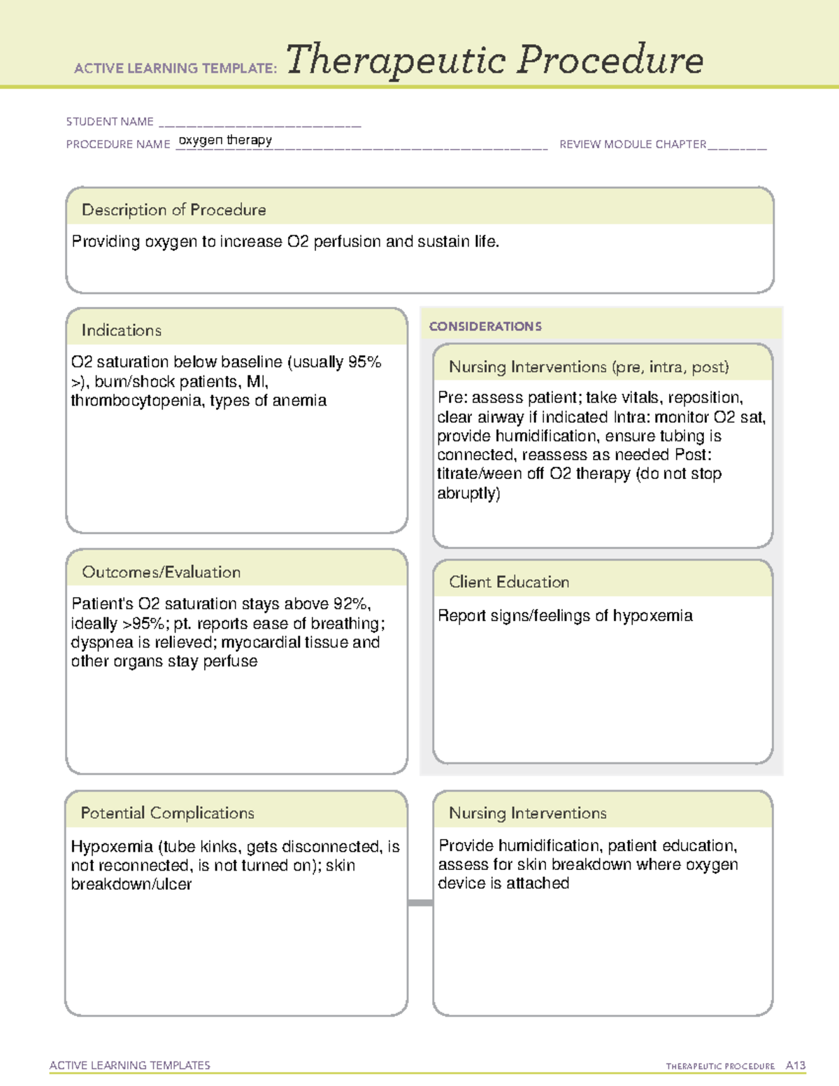 Visha 6 - focused review - ACTIVE LEARNING TEMPLATES TherapeuTic ...