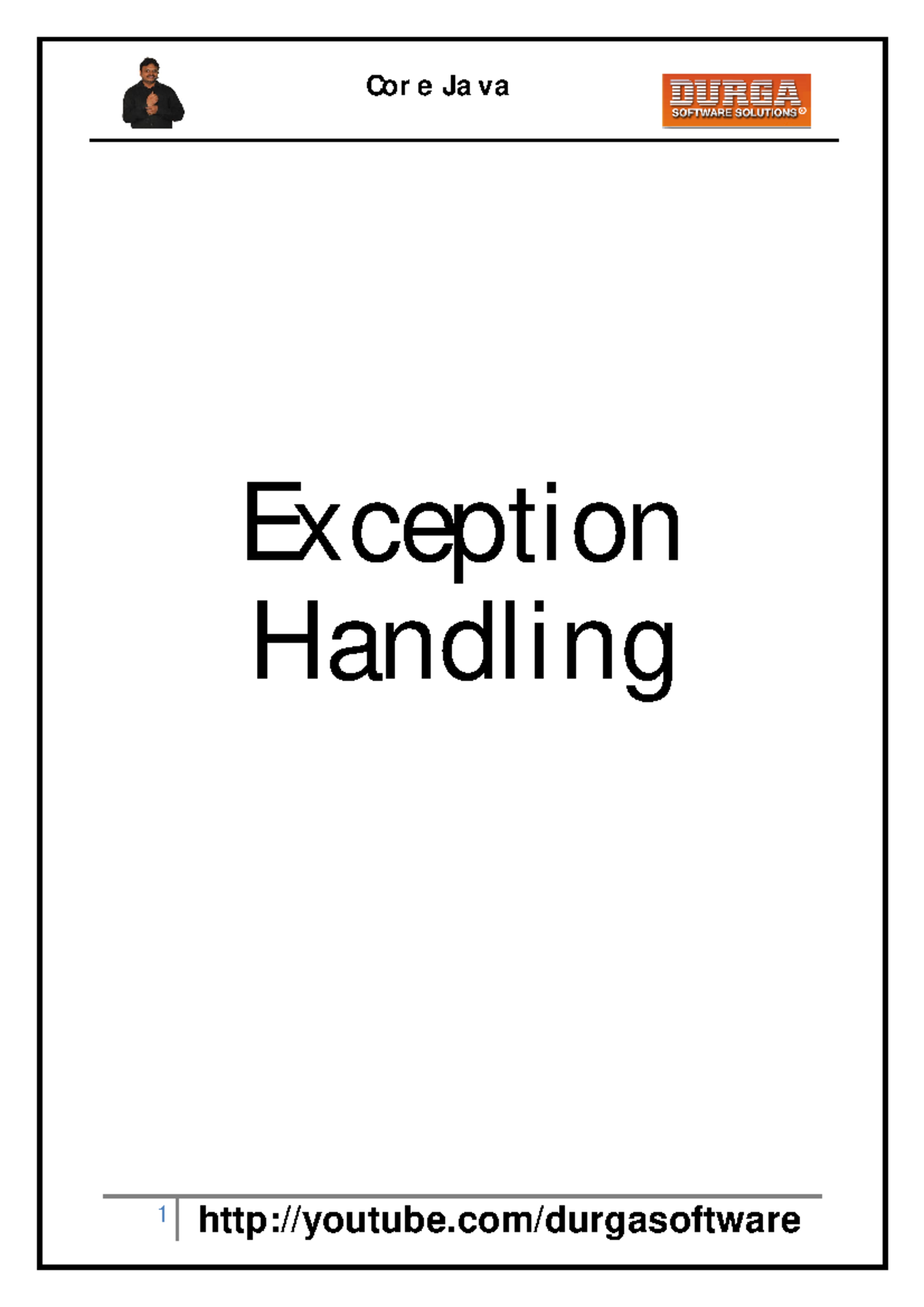 Exception handling Exception Handling Exception Handling Q) W hat is