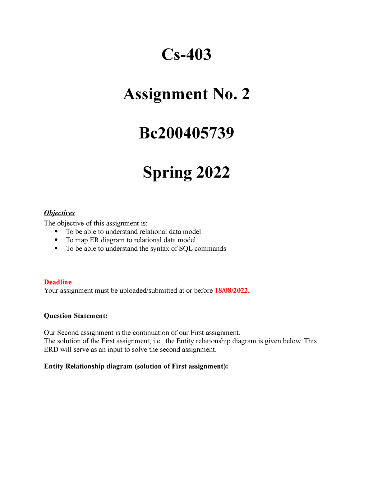 assignment no 2