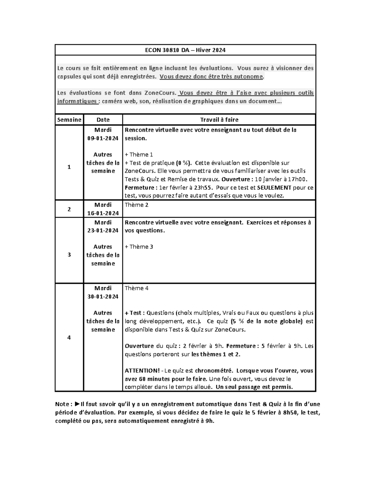 Guide - ECON 30810 DA – Hiver 2024 Le cours se fait entièrement en ...