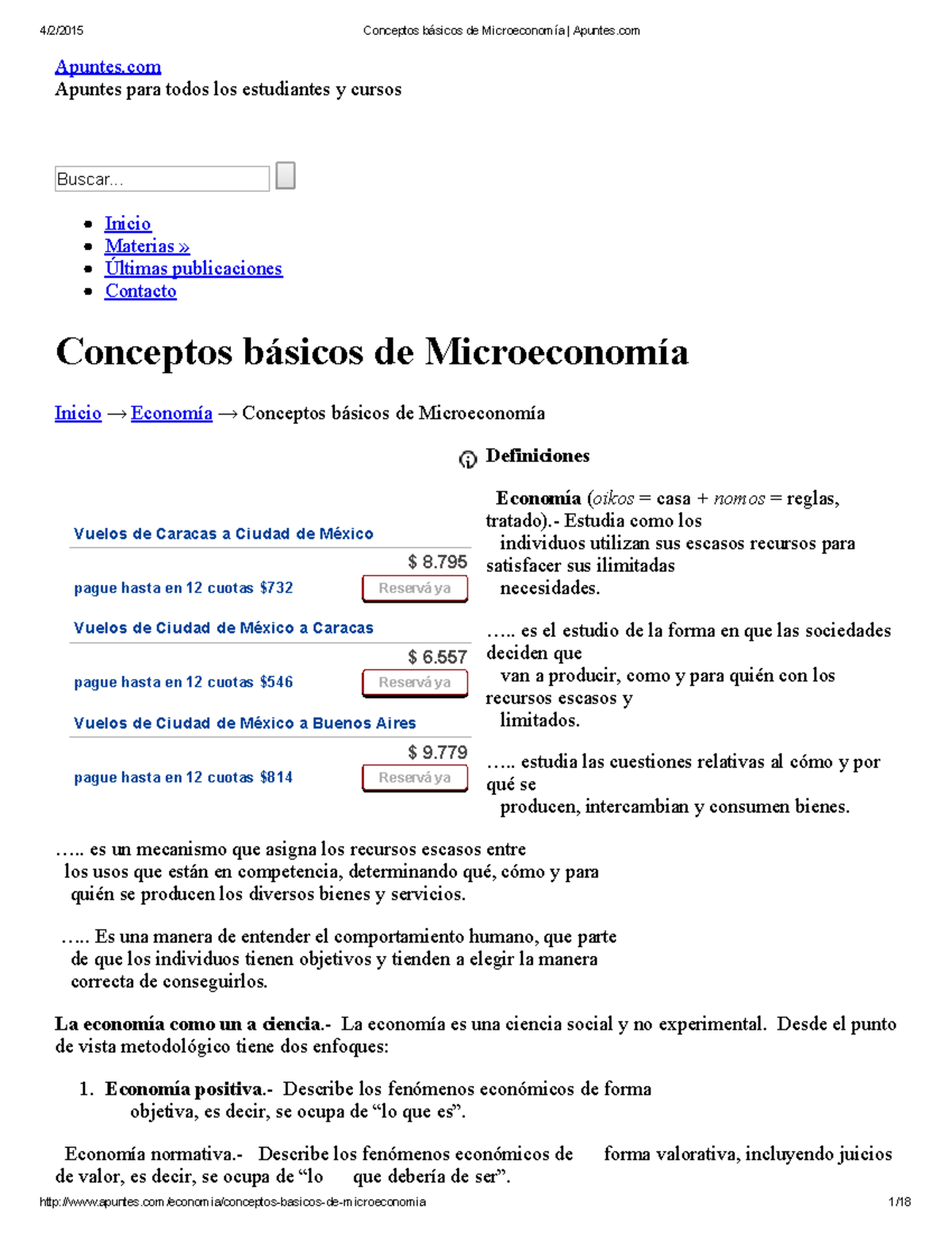 Conceptos Basicos De Microeconomia - Apuntes Apuntes Para Todos Los ...