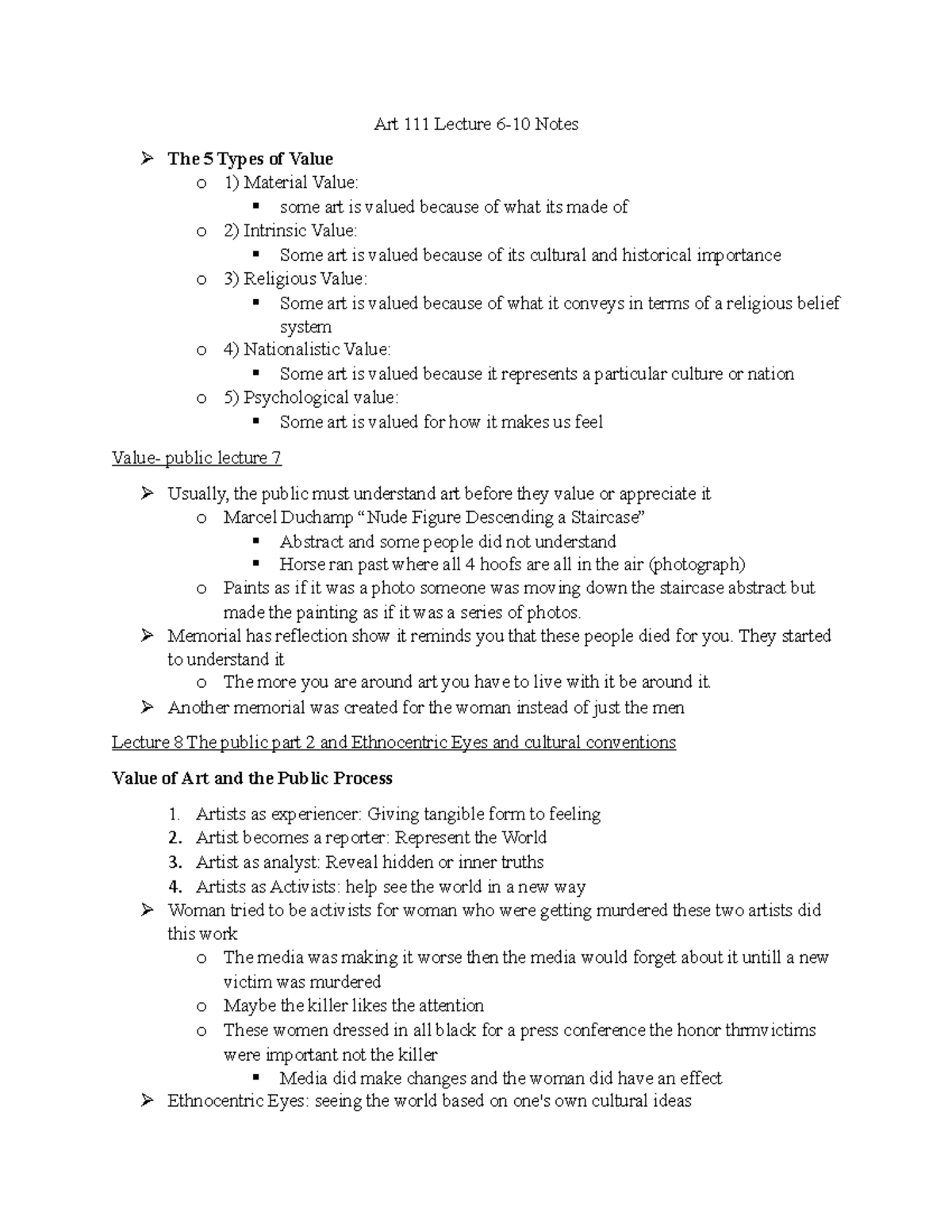 art-111-notes-art-111-lecture-6-10-notes-the-5-types-of-value-o-1