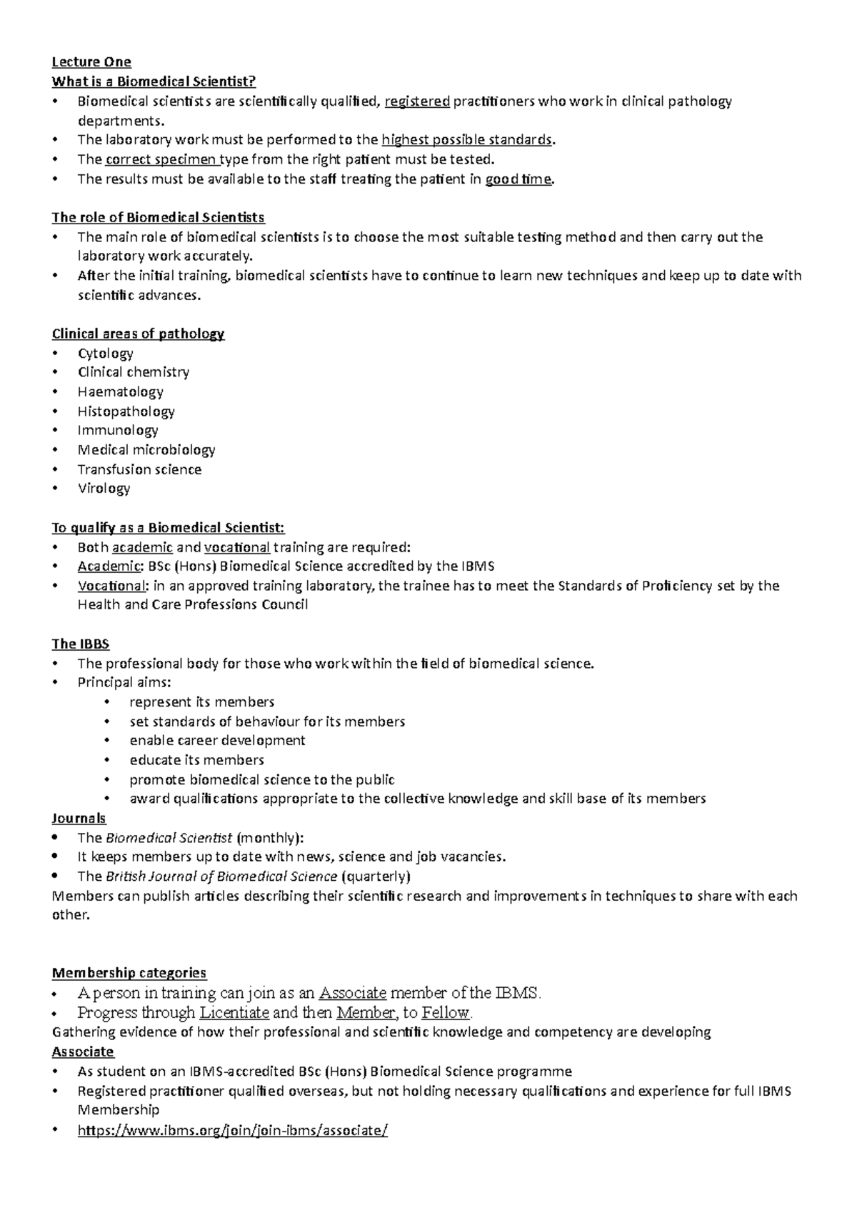 Clinical Diagnosis - Lecture Notes All - Lecture One What Is A ...