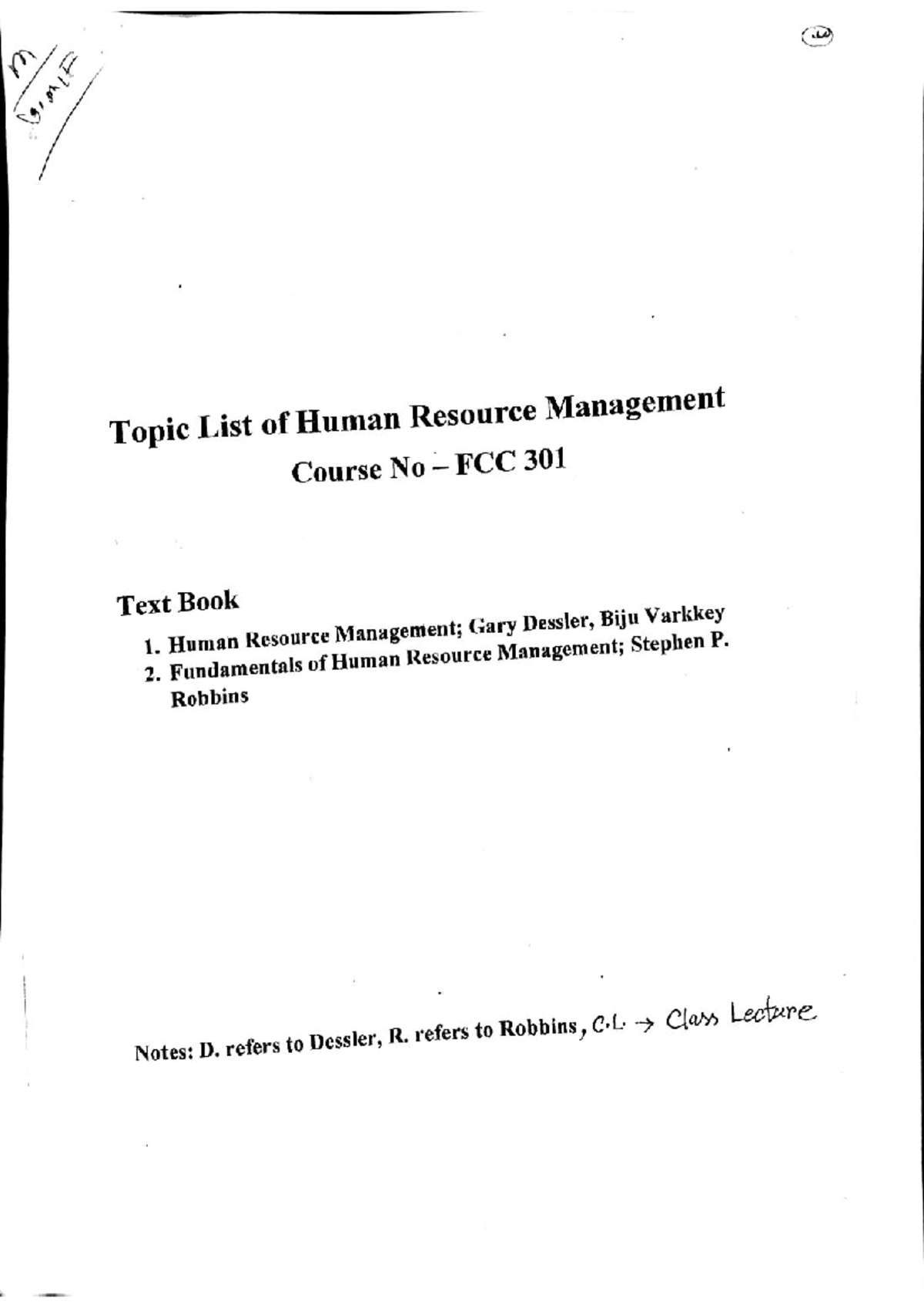 HRM - Hrm Notes - Human Resource Management - Studocu