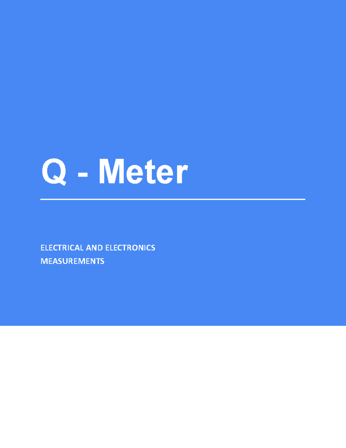 Q Meter working Copyright © 20142020 TestBook Edu Solutions