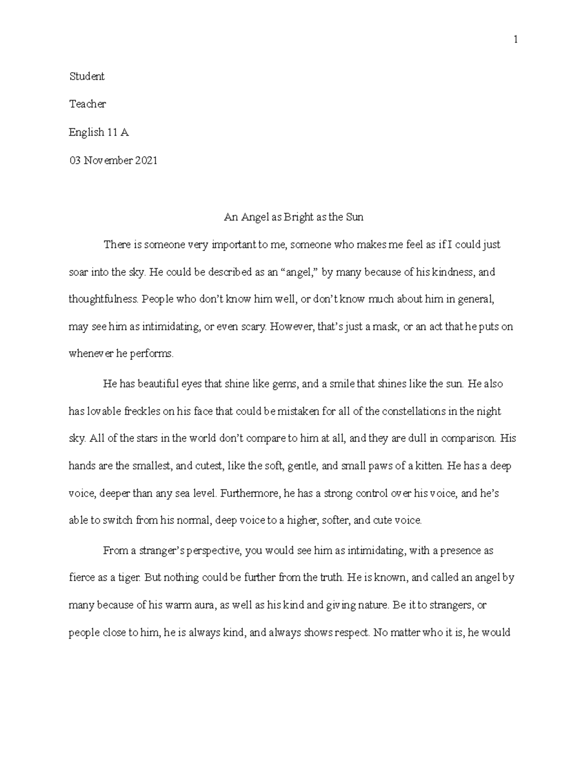 racism essay in english