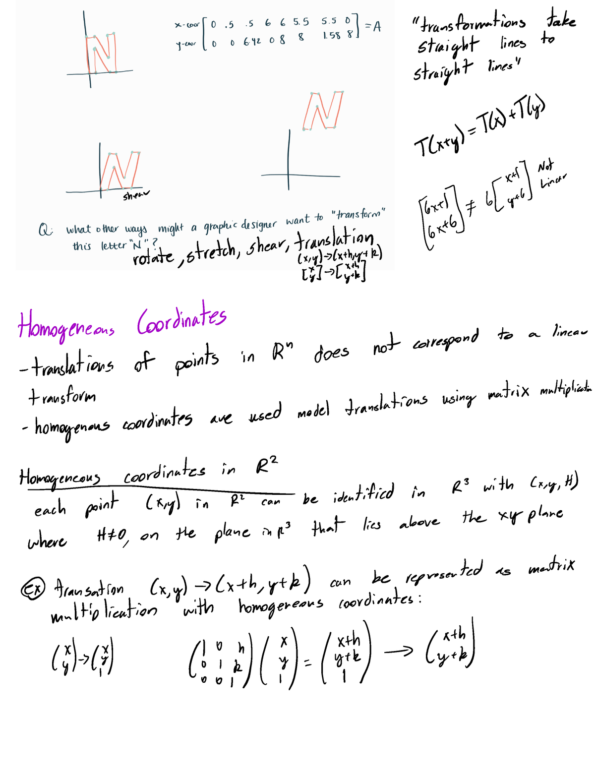 2.7 Computer Graphics - Georgia Institute Of Technology Math 1554 ...