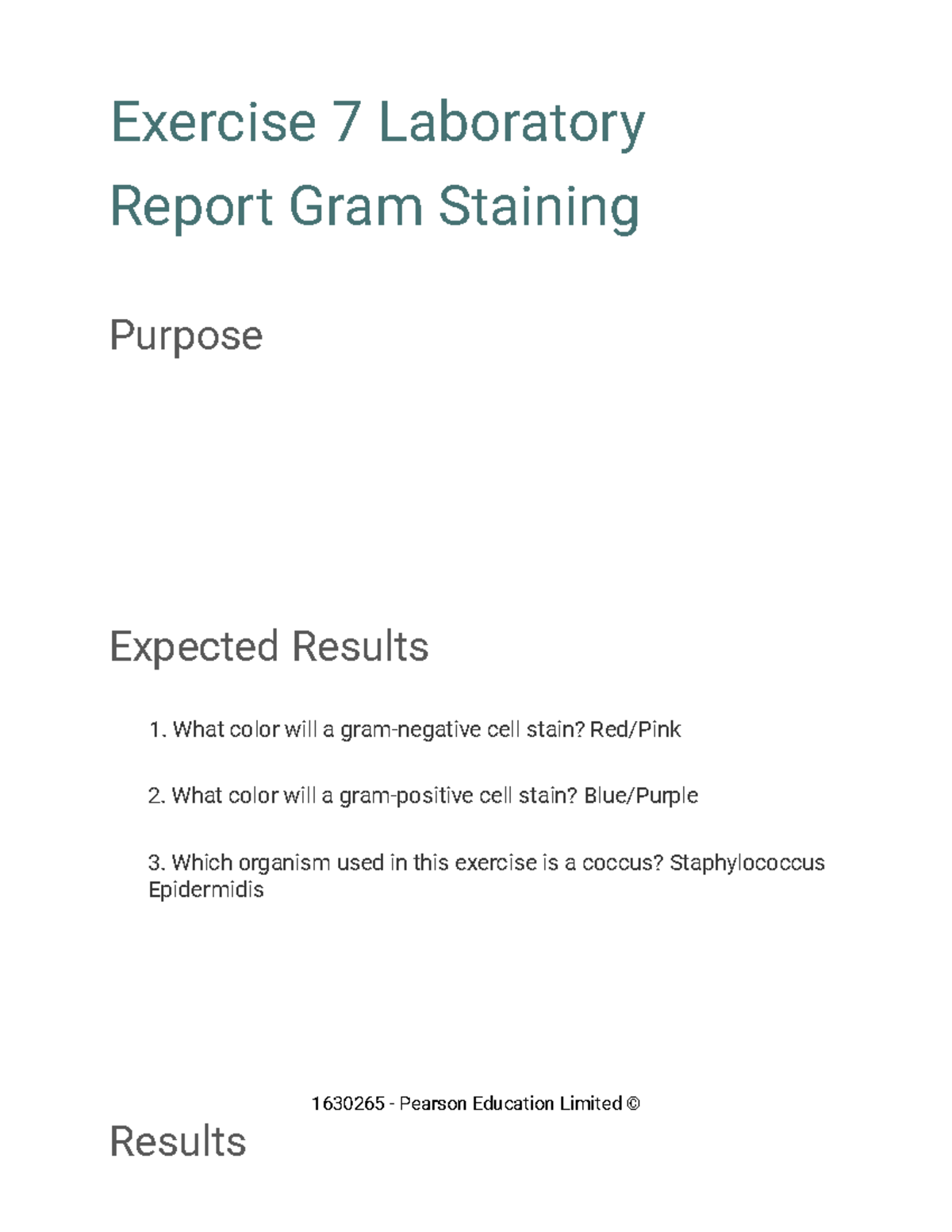 Bibli UPrint9780134644264 (9) Exercise 7 Laboratory Report Gram