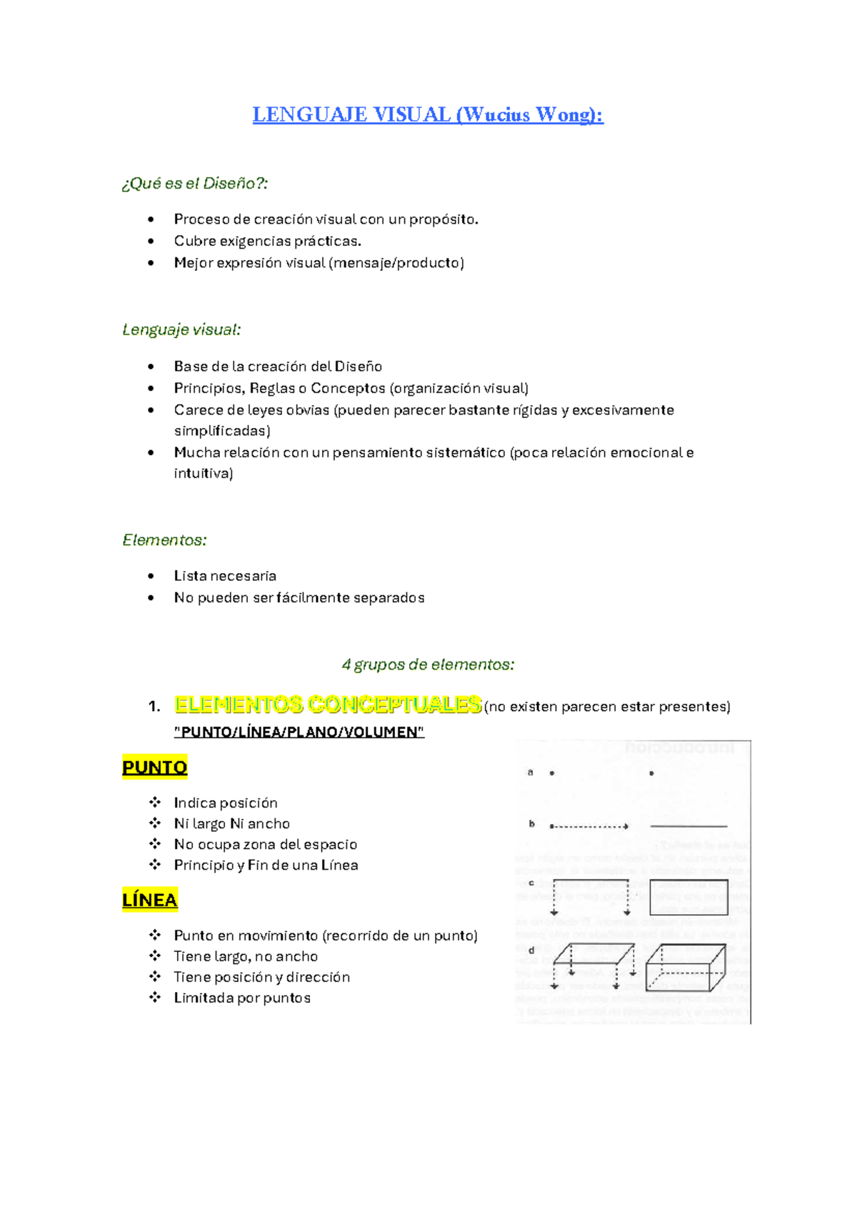 Lenguaje Visual W. Wong- Resumen - LENGUAJE VISUAL (Wucius Wong): ¿Qué ...