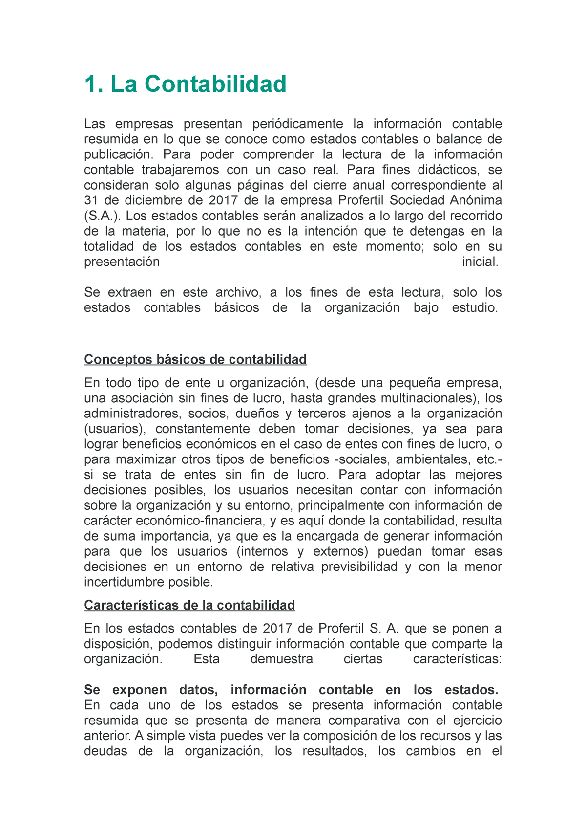 Resumen Contablidad Mod 1 Y 2 1 La Contabilidad Las Empresas Presentan Periódicamente La 8800