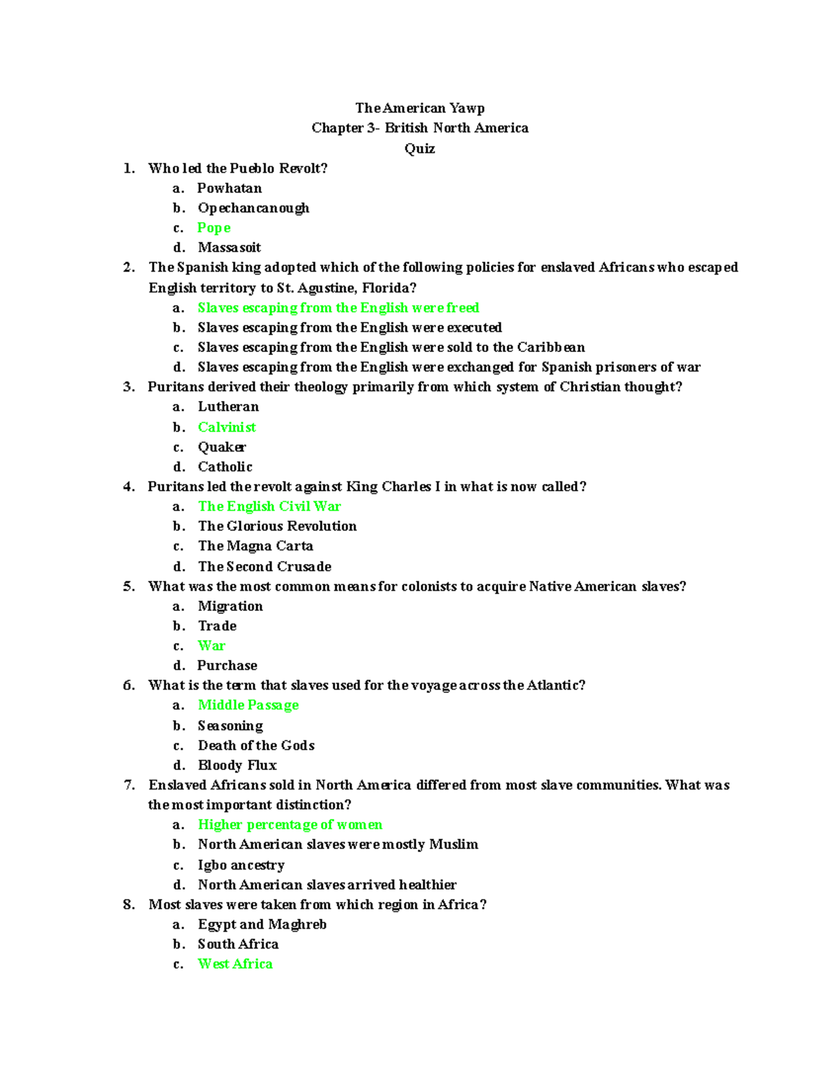 38 American Yawp Chapter 7 Quiz Answers MarleneYumna
