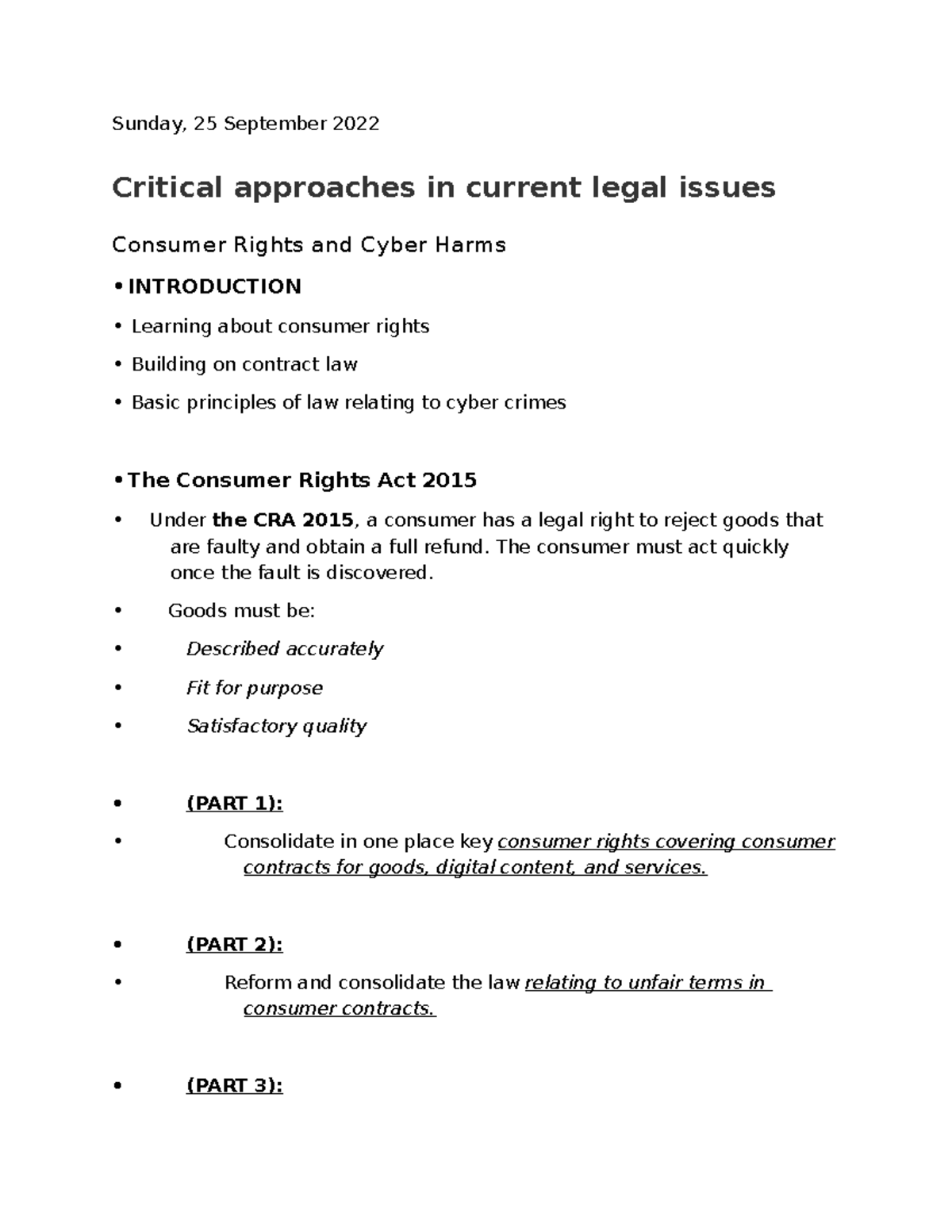 Critical Approaches Sunday, 25 September 2022 Critical approaches in